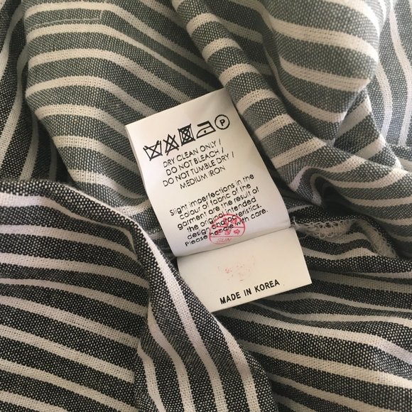 Rejina Pyo Striped Button Front Dress Size S - Picture 10 of 11